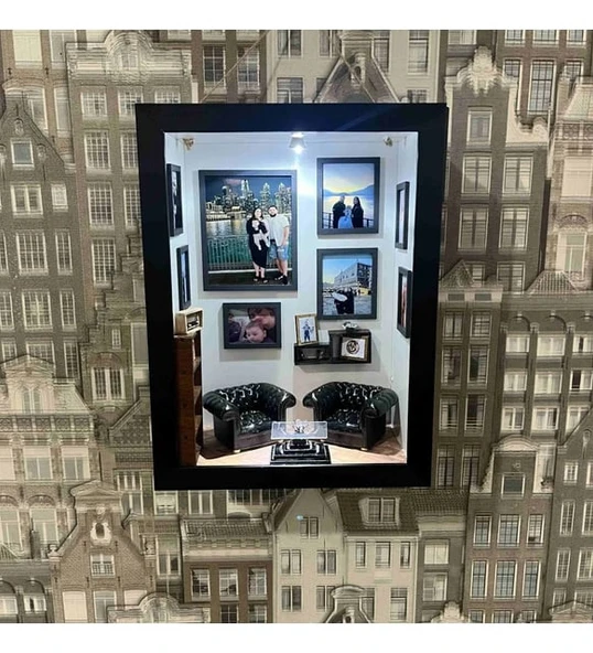 Kişiye Özel Minyatür Koltuklu Çerçeve ürün görseli