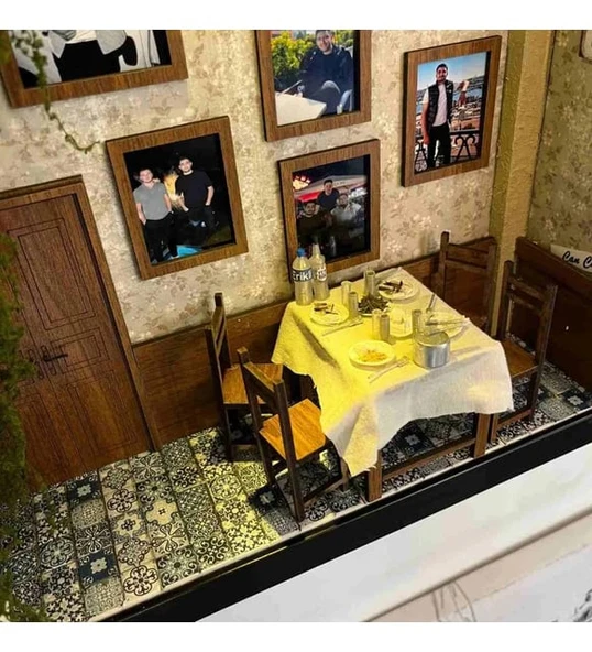 Rakı Masalı Kişiye Özel Ağaç Detaylı Çerçeve - Resim 3