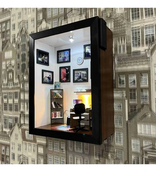 Modern Versiyon Kişiye Özel Masa Lambalı Çerçeve - Resim 5