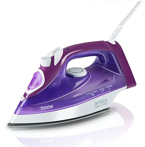 Arnica Flora 2000 UT61040 Mor 2000 W Buharlı Ütü - 1