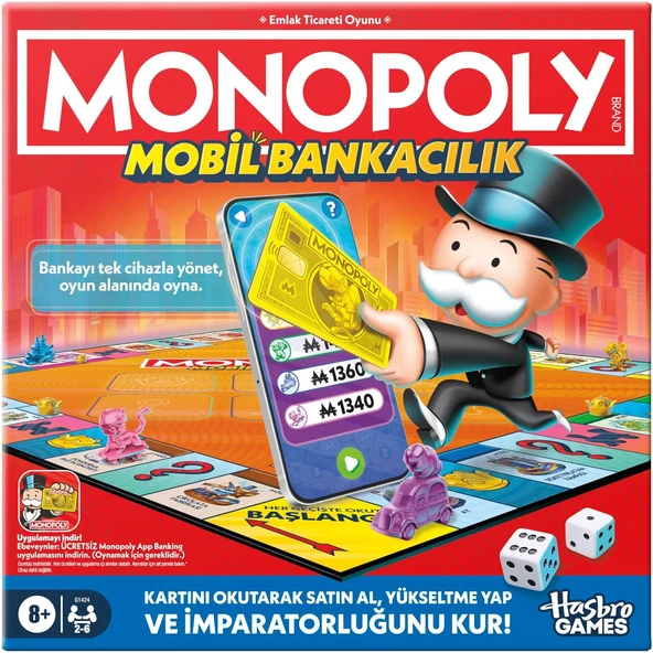 Orjinal Monopoly Mobil Bankacılık TÜRKÇE App Banking TURKISH - Resim 2