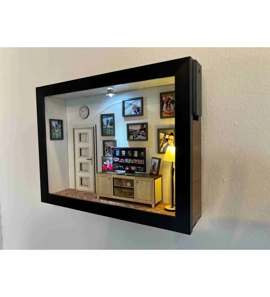 Oturma odası konsept fotoğraflı çerçeve - Resim 3