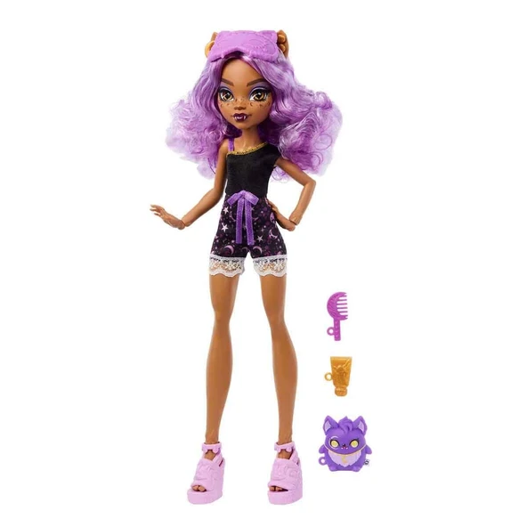 Orjinal Monster High Gizemli Sırlar Havalı Pijama Partisi Serisi Sürpriz Paket - Resim 9