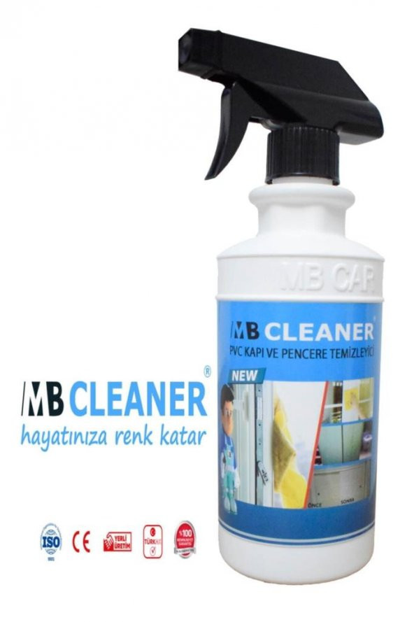 Mb Cleaner Pvc Kapı ve Pencere Temizleyici sprey 0.5Lt