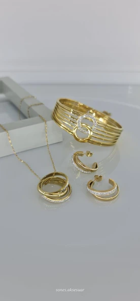 Sonsuz Bağlantı 60 cm Çelik Takı Seti - Resim 2