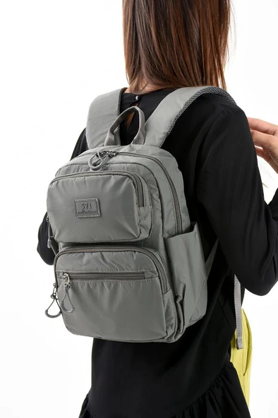 Unisex Sırt Çantası Paraşüt Kumaş Hafif Çok Cepli Yağmur İtici Kumaş 34*24 Cm 571 Collection ürün görseli