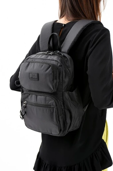 Unisex Sırt Çantası Paraşüt Kumaş Hafif Çok Cepli Yağmur İtici Kumaş 34*24 Cm 571 Collection - Resim 9