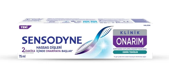 Sensodyne Klinik Onarım Derin Temizlik Diş Macunu 75 ml - 2