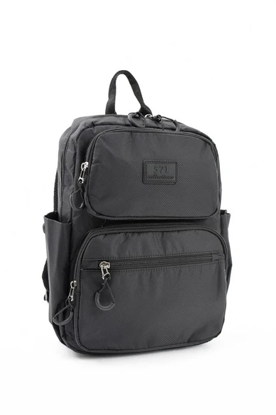 Unisex Sırt Çantası Paraşüt Kumaş Hafif Çok Cepli Yağmur İtici Kumaş 34*24 Cm 571 Collection - Resim 12