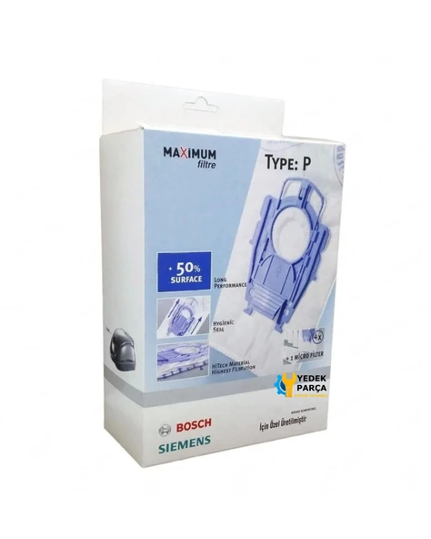 Siemens Uyumlu VS 08G 2510 Süpürge Toz Torbası (8 Adet) ürün görseli 1