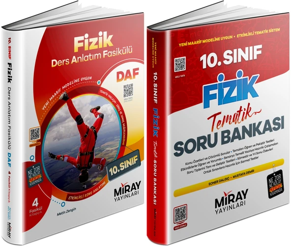 Miray 2026 10. Sınıf Fizik Ders Anlatım Fasikülleri + Tematik Soru Seti 2 Kitap ürün görseli