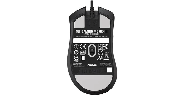 ASUS Tuf Gaming M3 Gen II Aura Sync Rgb 8000 Dpı Sensor 60 Milyon Tıklama Ömrü 59 Gram Hafif Tasarım Oyuncu Mouse - Resim 2