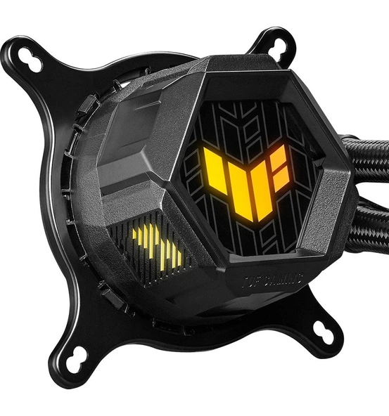 ASUS TUF GAMING LC 120 ARGB AIO AURA SYNC 120MM ADRESLENEBİLİR RGB FAN NCVM KAPLAMALI RGB POMPA KAPAĞI SIVI CPU SOĞUTUCUSU V2 - Resim 3