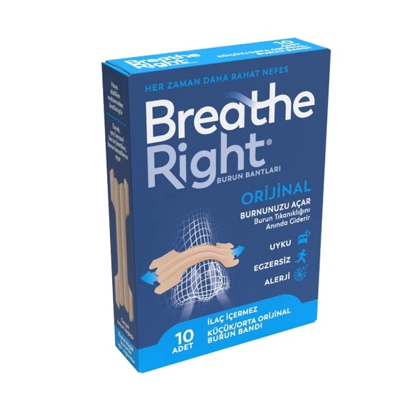 Breathe Right Burun Bandı Orjinal 10 Lu Yeni ürün görseli 1