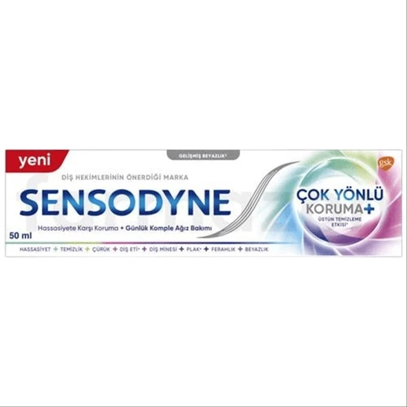 Sensodyne Çok Yönlü Koruma Beyazlık Diş Macunu 50 Ml - 1