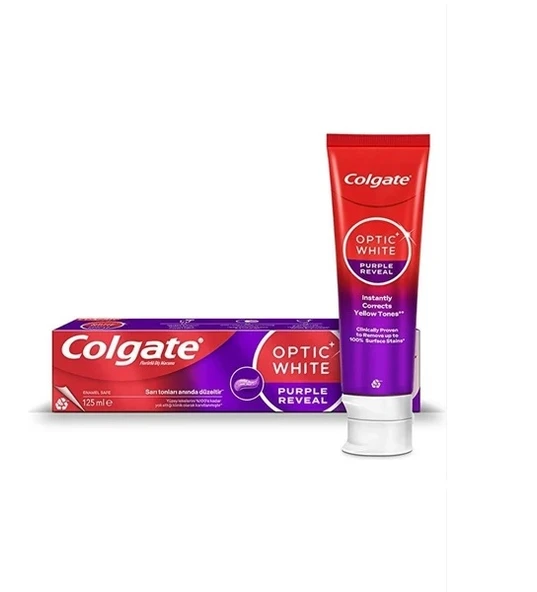 Colgate Optıc Whıte Purple Reveal Diş Macunu 125 Ml ürün görseli