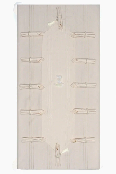 Atak Carmen 12 Kişilik Masa Örtüsü Yemek Sunum Takımı 26 Parça - Resim 5