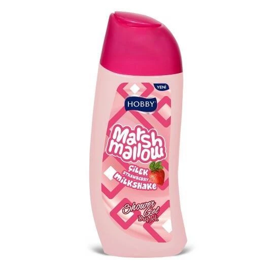 Hobby Duş Jeli Marshmaılow Çilek Kokulu 500 Ml - 1