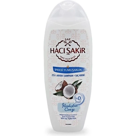Hacı Şakir Şampuan Hindistan Cevizi Sütü Normal Saçlar 2in1 500 Ml - 1