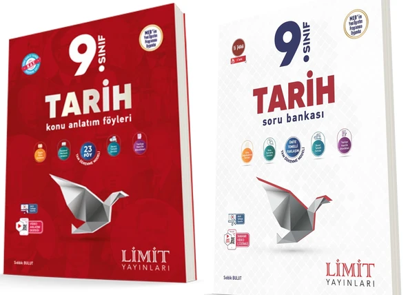 Limit 2025 9. Sınıf Tarih Kaf Konu + Soru Seti 2 Kitap Güncel Müfredat ürün görseli