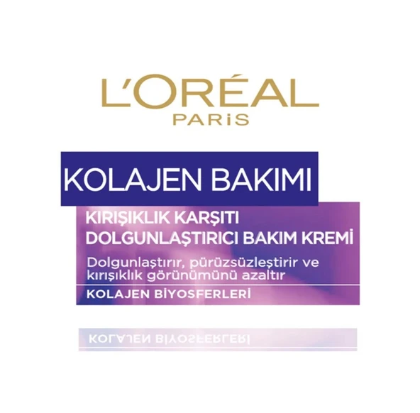 Loreal Kolajen Bakımı Kırışıklık Karşıtı Nemlendirici Krem 50 Ml
