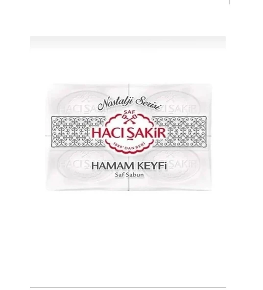 Hacı Şakir Banyo Sabunu Nostalji Hamam Keyfi 4 Lü 800 Gr ürün görseli 1