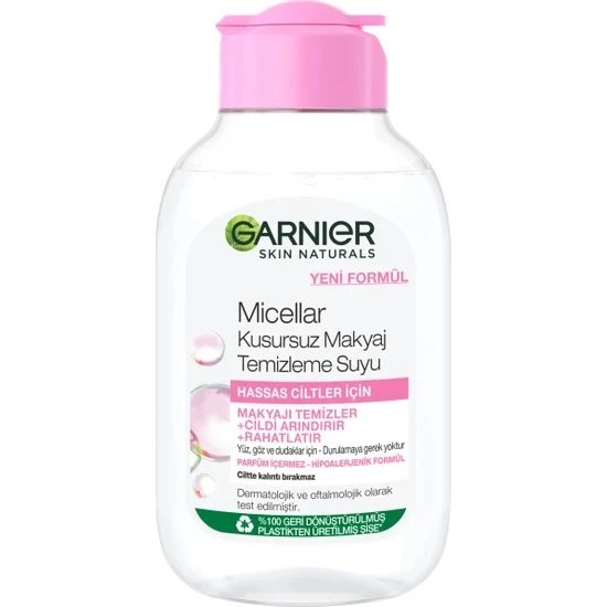 Garnıer Micellar Kusursuz Makyaj Temizleme Suyu Hassas Ciltler 100 Ml Delist ürün görseli