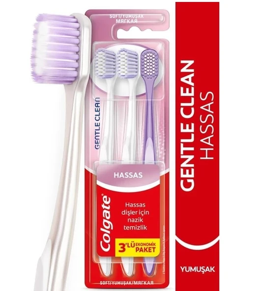 Colgate Sensıtıve Sensıble 3 Lü Diş Fırçası Soft ürün görseli