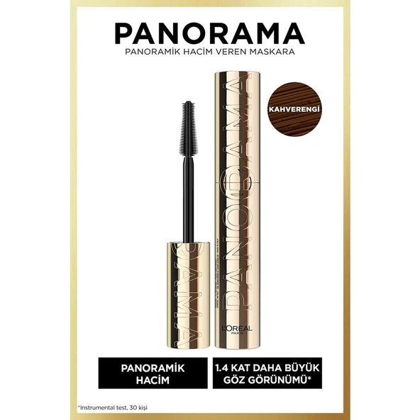Loreal Parıs Panorama Hacim Veren Mascara Dark Brown Kahverengi