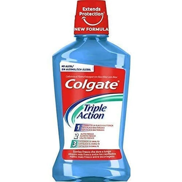 Colgate Triple Actıon Üçlü Etki Ağız Bakım Suyu 500 Ml - 1