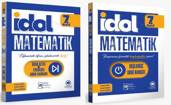 Çanta 2025 7. Sınıf İdol Matematik Başlangıç Soru Bankası + Konu Özetli Soru Seti 2 Kitap ürün görseli