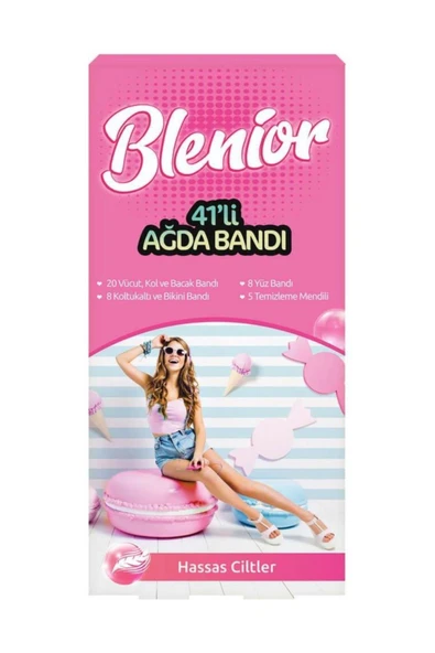 Blenior 41 Li Ağda Bandı Hepsi Bir Arada Set Hassas Cilt - 1