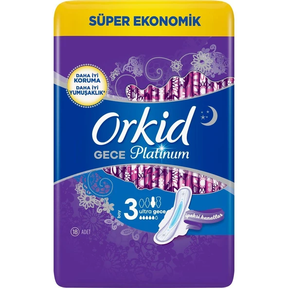 Orkid Platinum Ekonomik Paket Gece 16 Li ürün görseli