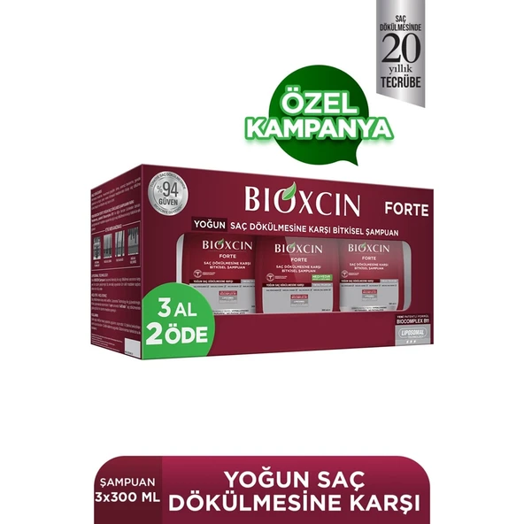 Bıoxcın Forte 3 Al 2 Öde Şampuan 3x300 Ml ürün görseli 1