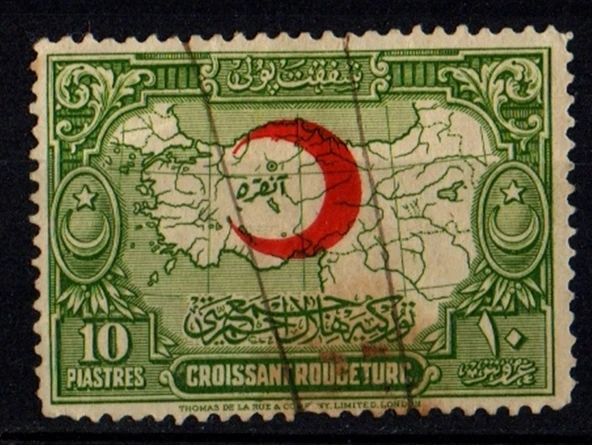 EABİ-Londra Baskısı Türkiye Hilal-i Ahmer Cemiyeti Şefkat Pulu 1928 (ws0117) ürün görseli