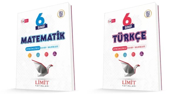 Limit 2026 6. Sınıf Matematik + Türkçe Soru Bankası Seti 2 Kitap Güncel Müfredat ürün görseli