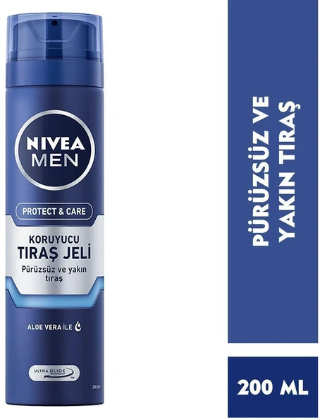 Nıvea Men Traş Jeli Protect Care Koruyucu 200 Ml - 1