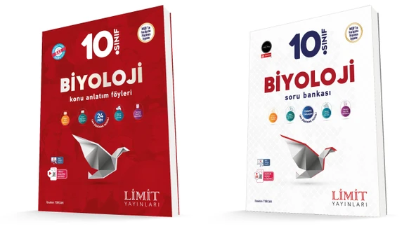 Limit 2025 10. Sınıf Biyoloji Kaf Konu + Soru Seti 2 Kitap Güncel Müfredat ürün görseli
