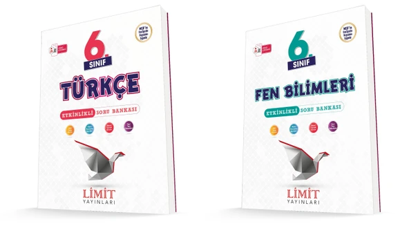 Limit 2026 6. Sınıf Türkçe + Fen Bilimleri Soru Bankası Seti 2 Kitap Güncel Müfredat ürün görseli