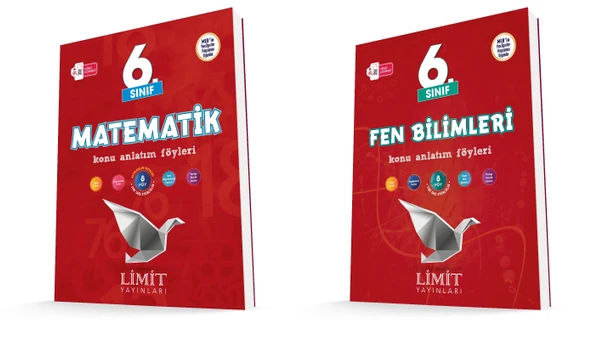 Limit 2026 6. Sınıf Matematik + Fen Bilimleri Konu Anlatım Seti 2 Kitap Güncel Müfredat ürün görseli