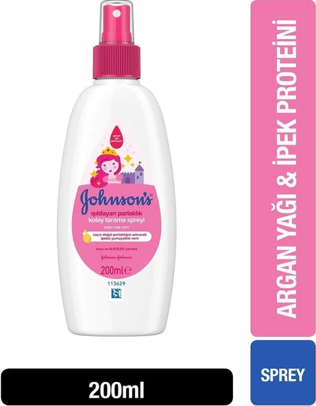 Johnsons Baby Işıldayan Parlaklık Kolay Tarama Spreyi 200 Ml - 1