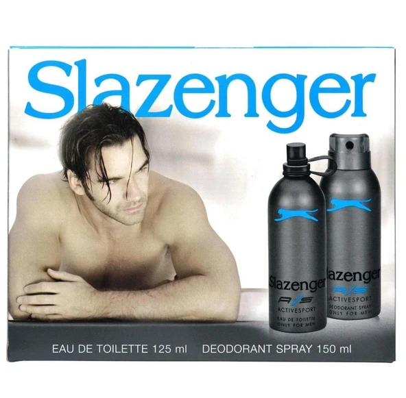 Slazenger Actıve Sport Mavi Bay Parfüm Seti 125 Ml+150 Ml Deodorant ürün görseli