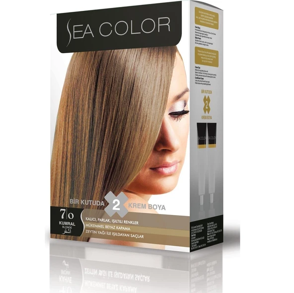 Sea Color Saç Boyası 7/0 Kumral ürün görseli 1