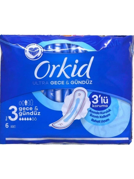 Orkid Ultra Tekli Paket Gece 6 Lı - 1