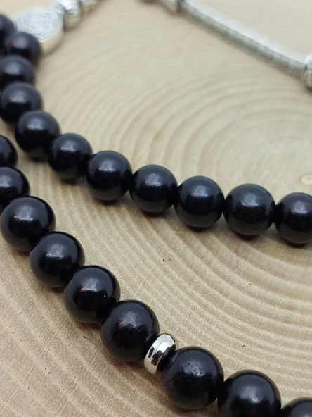 Abanoz Ağacı 33lük Tesbih 8mm (56536) - Resim 3