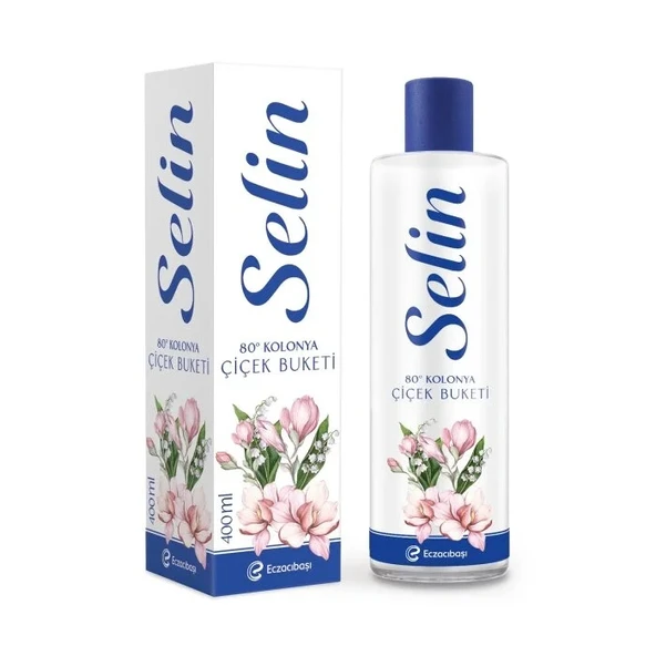 Selin Kolonya Çiçek Buketi Pet 400 Ml - 1