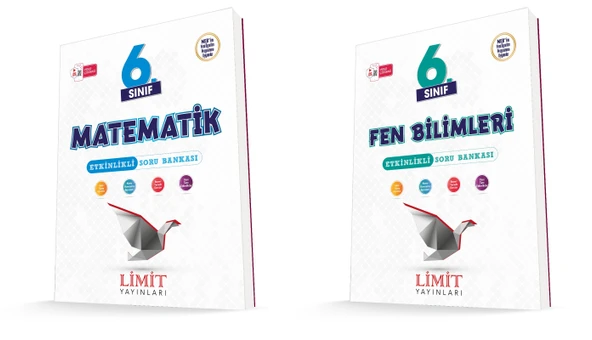 Limit 2026 6. Sınıf Matematik + Fen Bilimleri Soru Bankası Seti 2 Kitap Güncel Müfredat ürün görseli