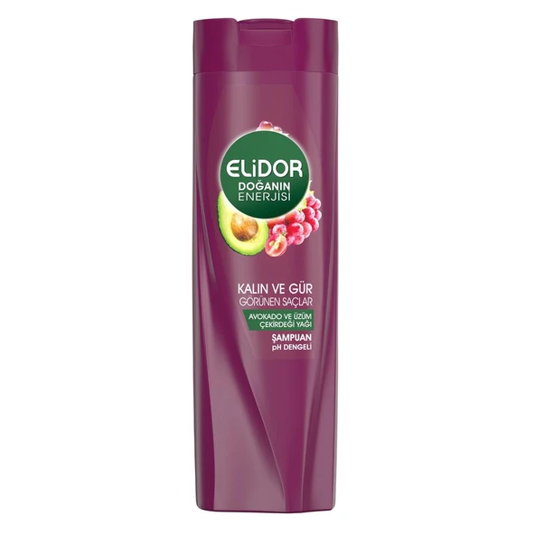 Elidor Şampuan Doğanın Enerjisi Kalın Ve Gür Görünen Saçlar 200 Ml ürün görseli 1