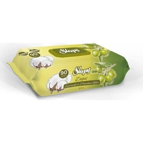Sleepy Islak Havlu Zeytinyağlı Kapaklı 90 Lı