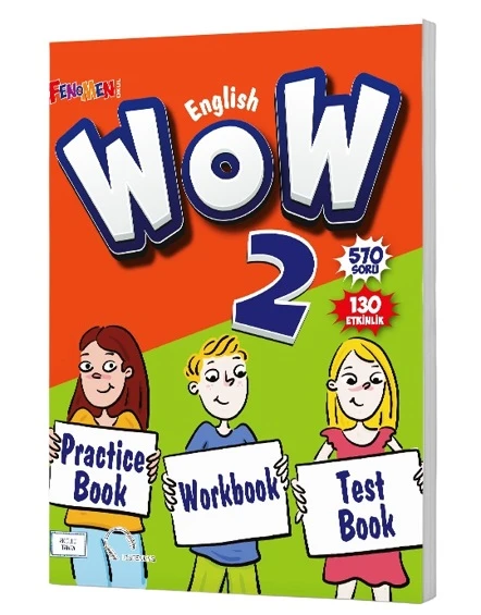 Fenomen Okul 2026 2. Sınıf Wow English Practice Book + Workbook + Test Book ürün görseli